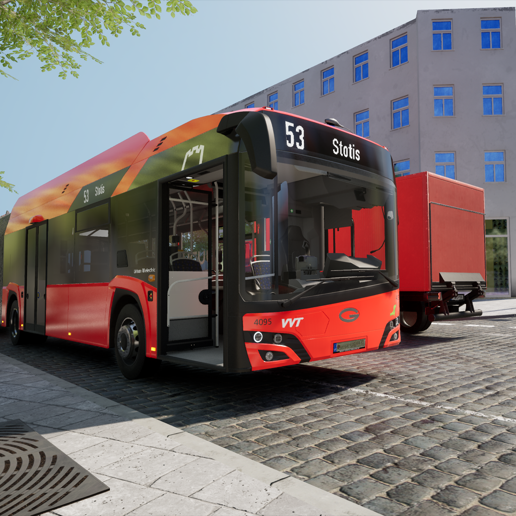53 Route - Driving through Gediminas Avenue